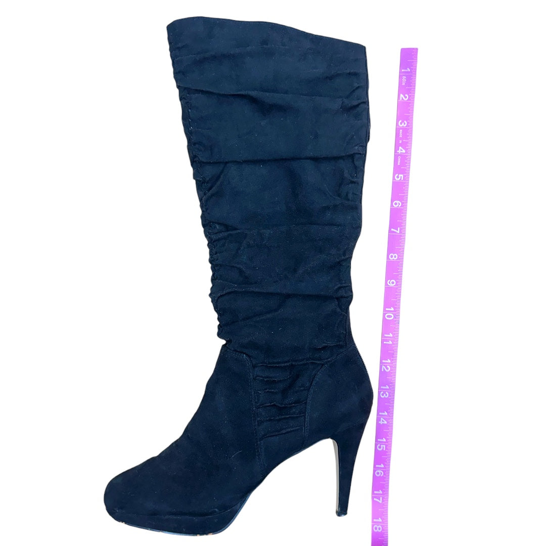 Adrienne Vittadini Suede Knee High Boots