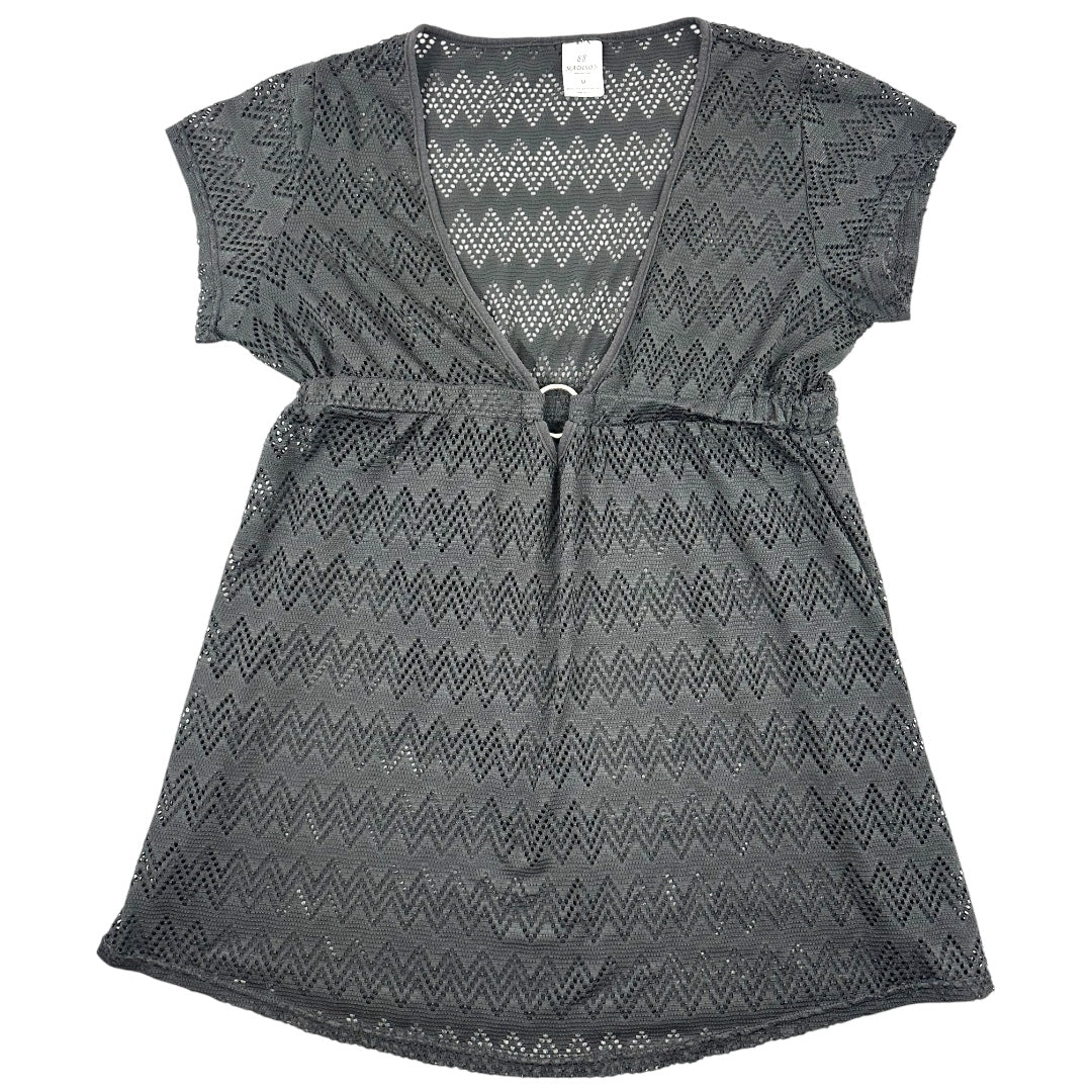 88 Madison Chevron Patterned Knit Swim Cover Up