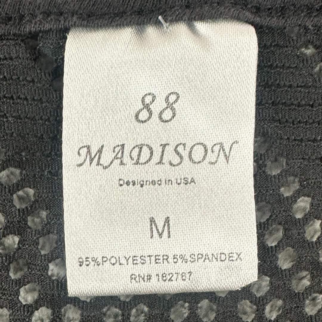 88 Madison Chevron Patterned Knit Swim Cover Up