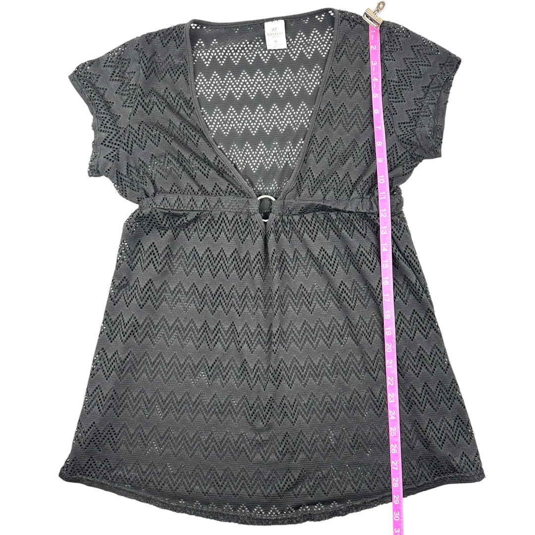 88 Madison Chevron Patterned Knit Swim Cover Up