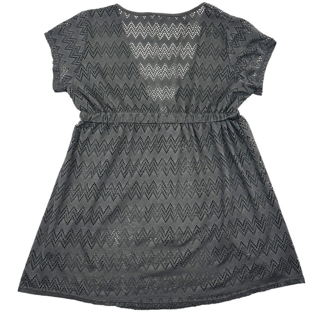 88 Madison Chevron Patterned Knit Swim Cover Up