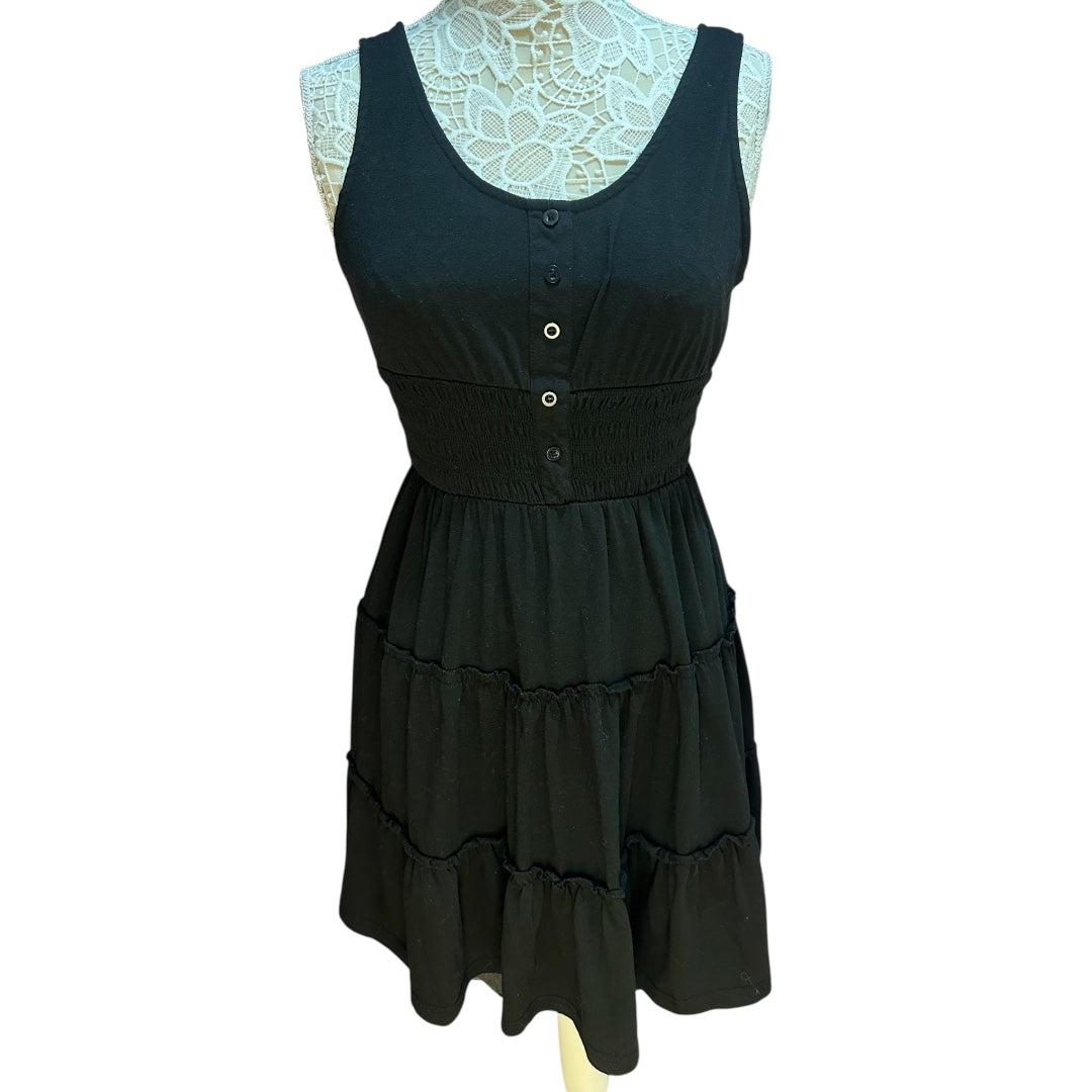 Urban Outfitters Tiered Ruffle Sleeveless Mini Dress