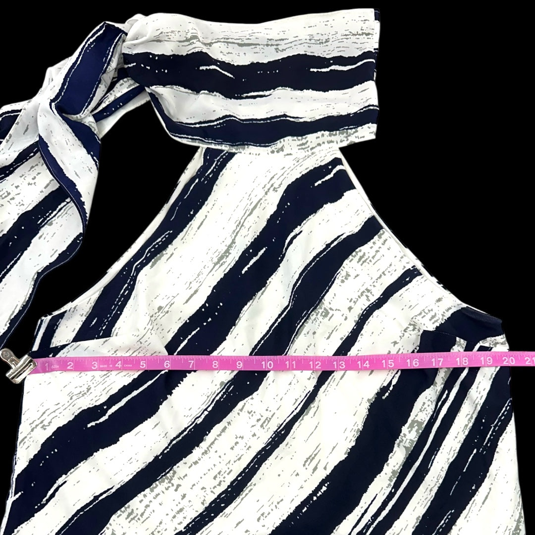 Strut & Bolt Halter Neck Tie Blouse