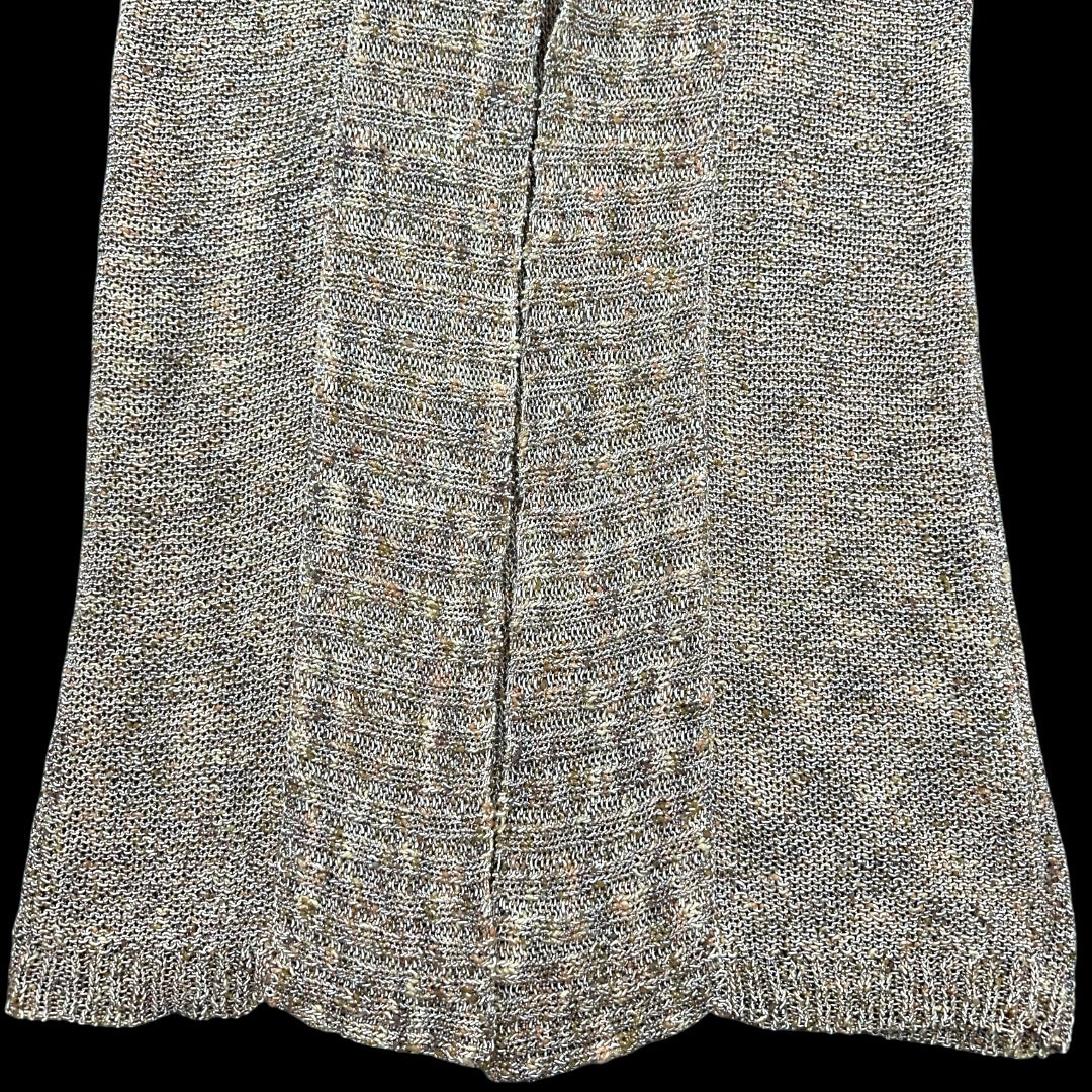White House Black Market Short Sleeve Knit Duster Cardigan