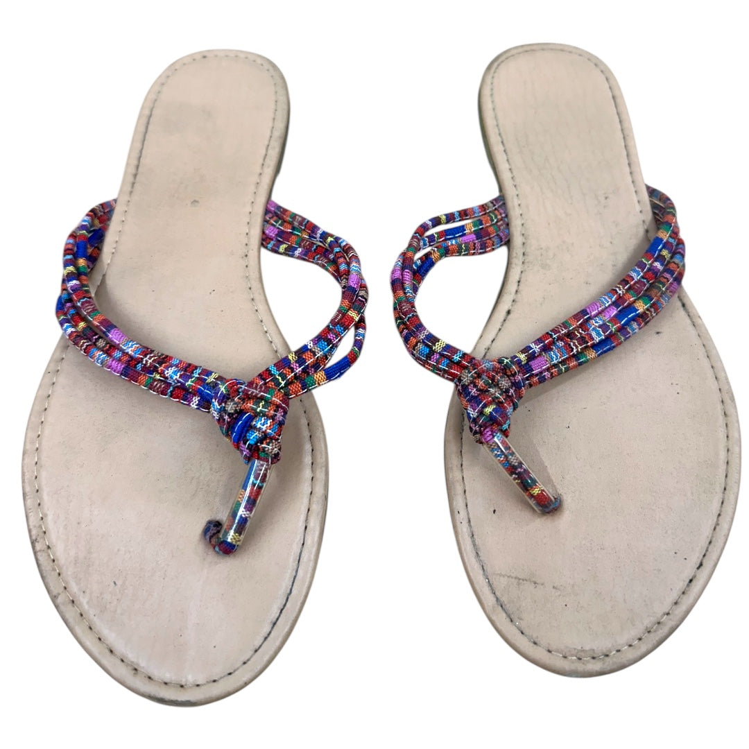 Multicolored Thong Sandal