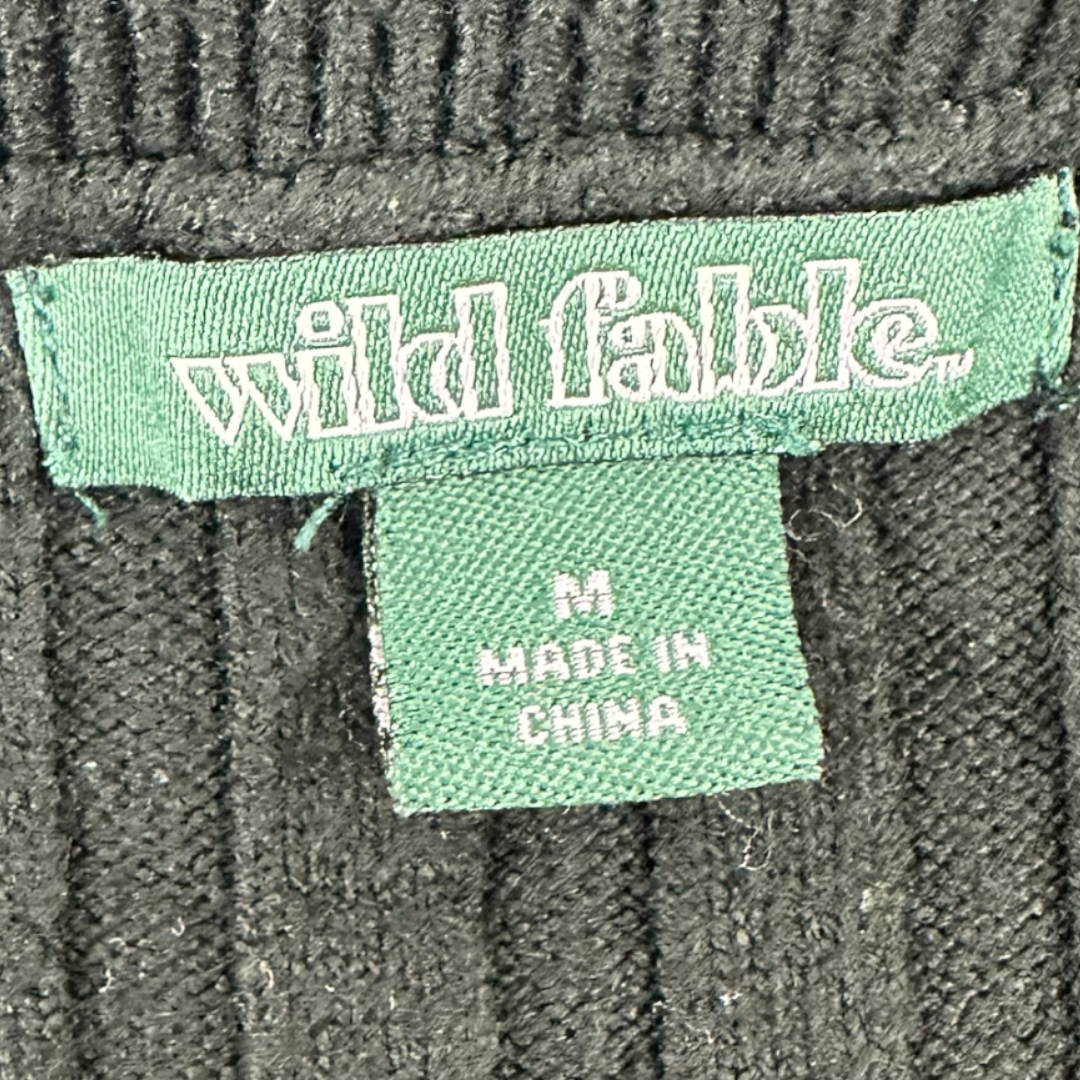 Wild Fable Double Zipper Ribbed Cardigan