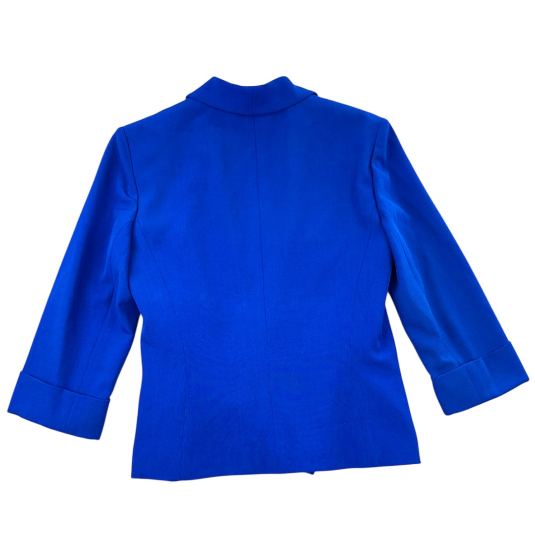 Jones Studio Royal Blue Open Front Blazer
