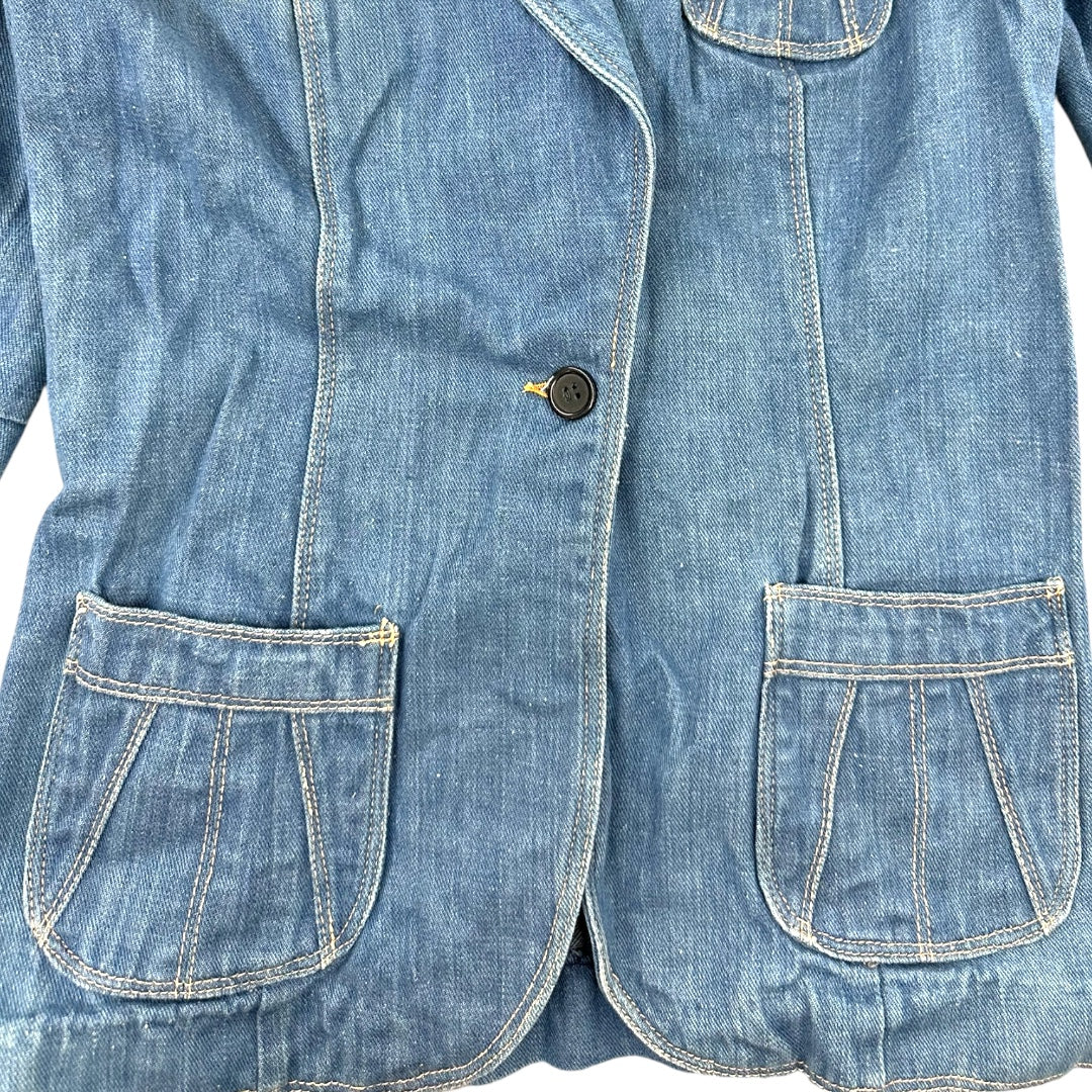 Vintage 70s Whip-O-Will Denim Blazer