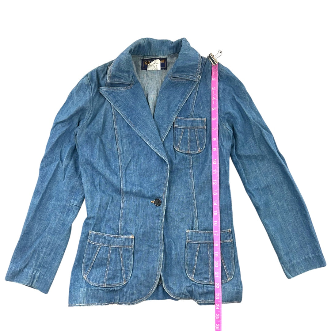 Vintage 70s Whip-O-Will Denim Blazer