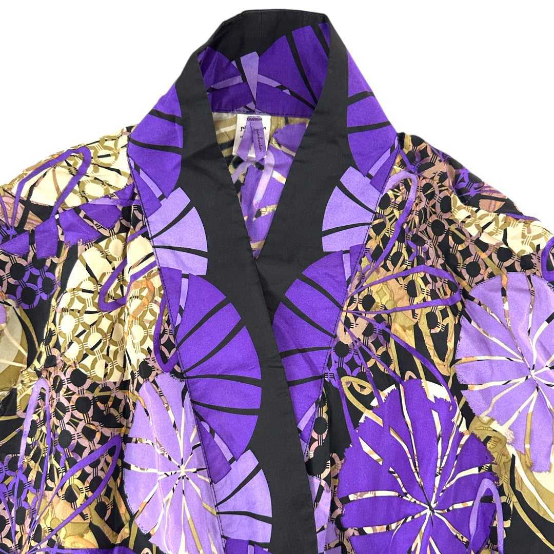 Pinkerton Ankara Kimono Robe