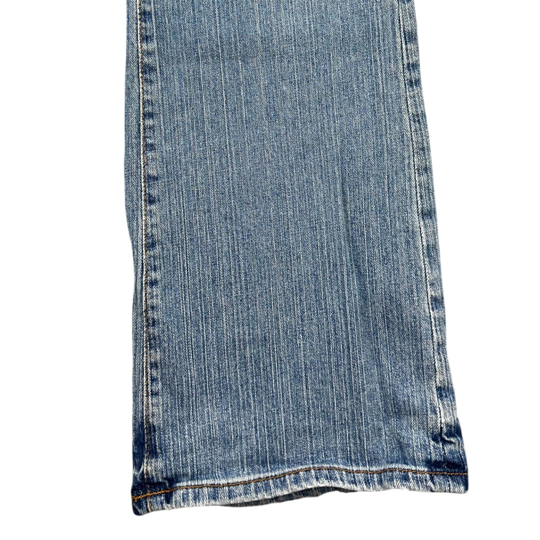 Y2K A.N.A Floral Embroidered Flare Jeans