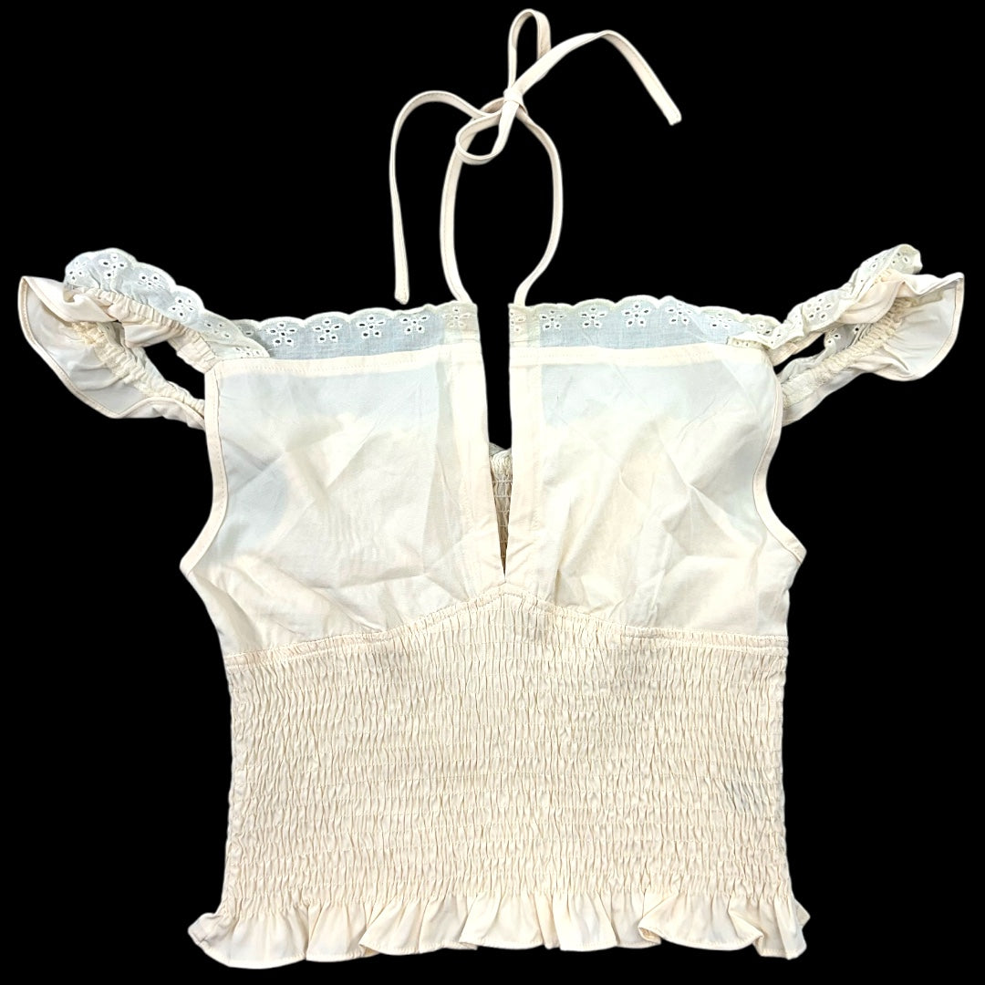 Shein White Halter Top