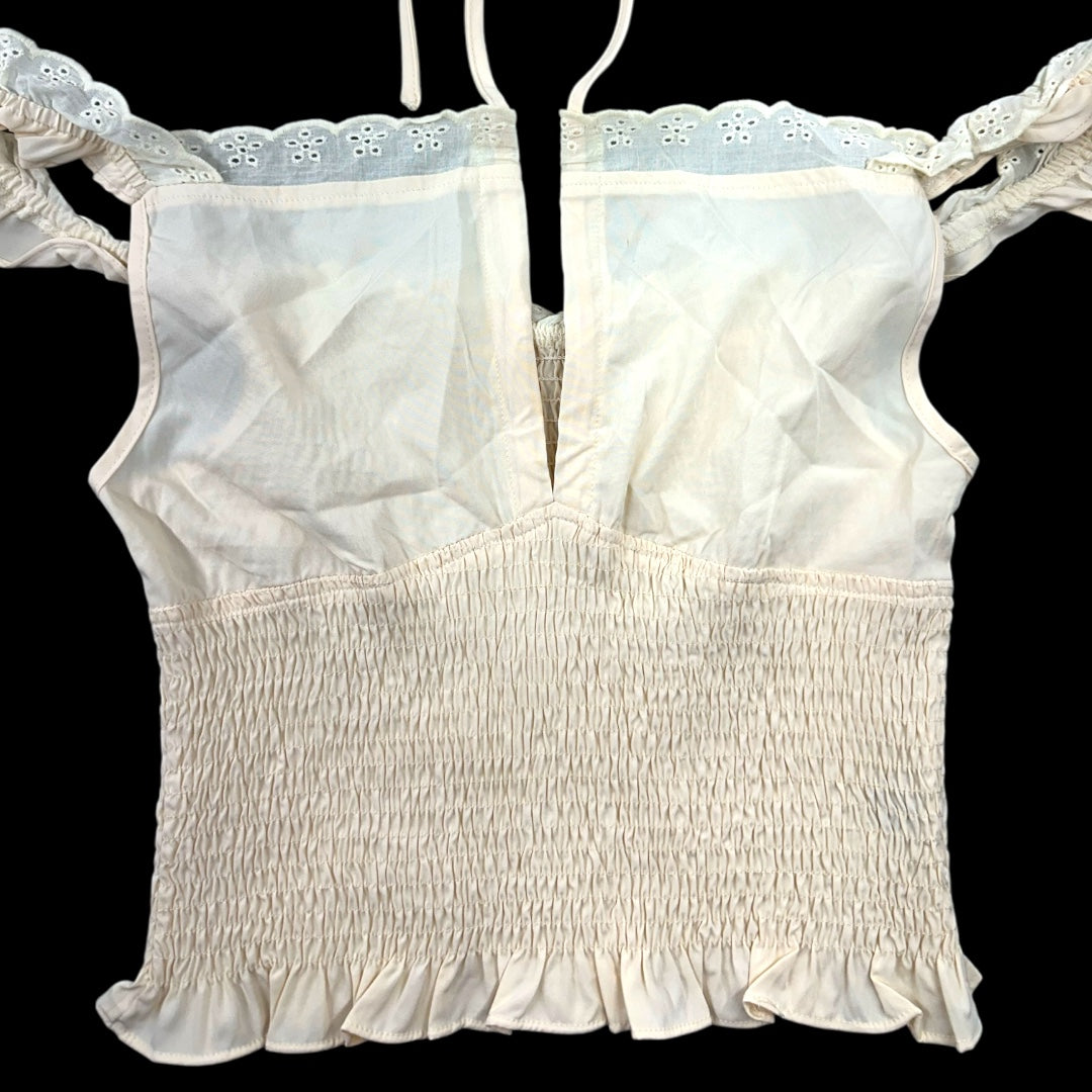 Shein White Halter Top