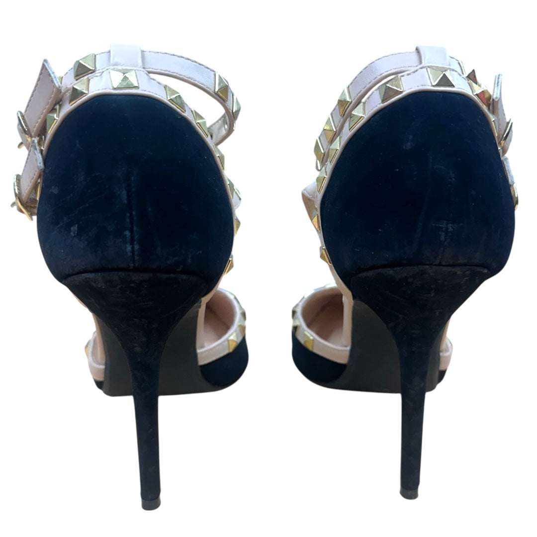Wild Diva Lounge Adora 55N Studded T Strap Pump