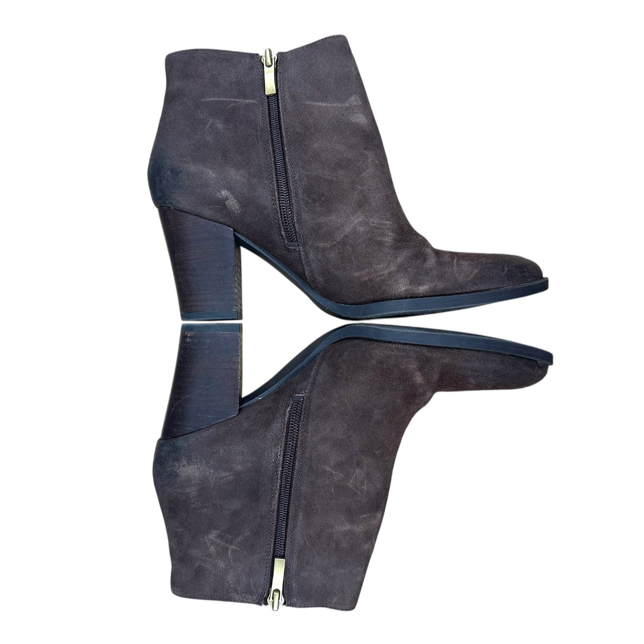 Franco Sarto Brown Suede Ankle Boot