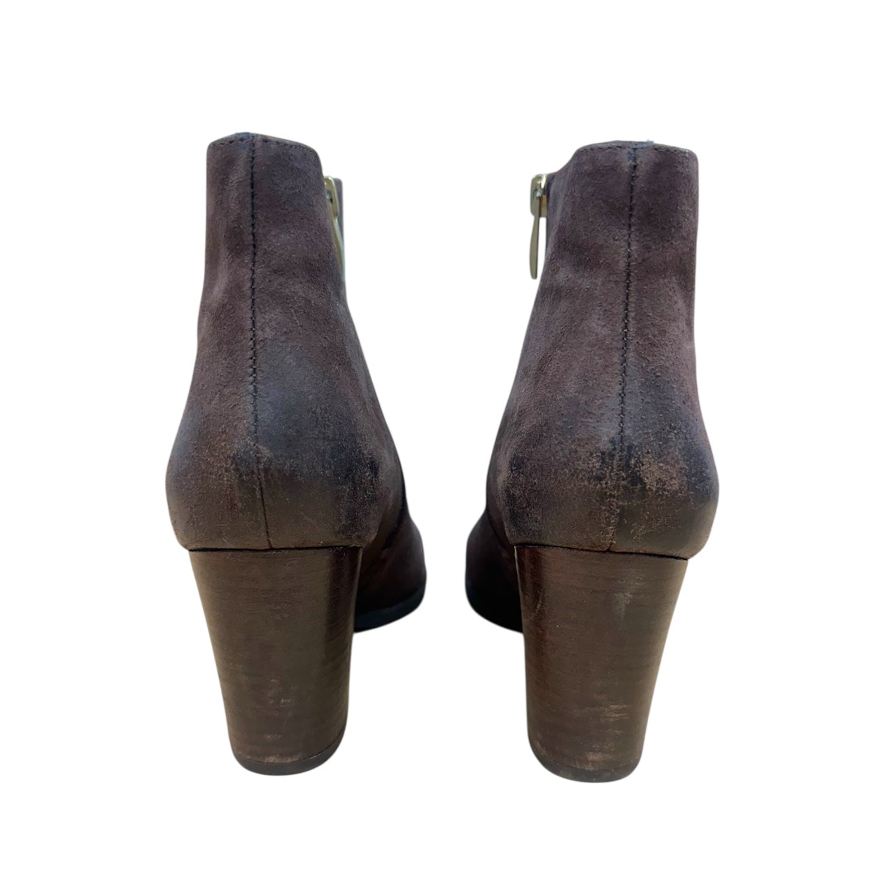 Franco Sarto Brown Suede Ankle Boot