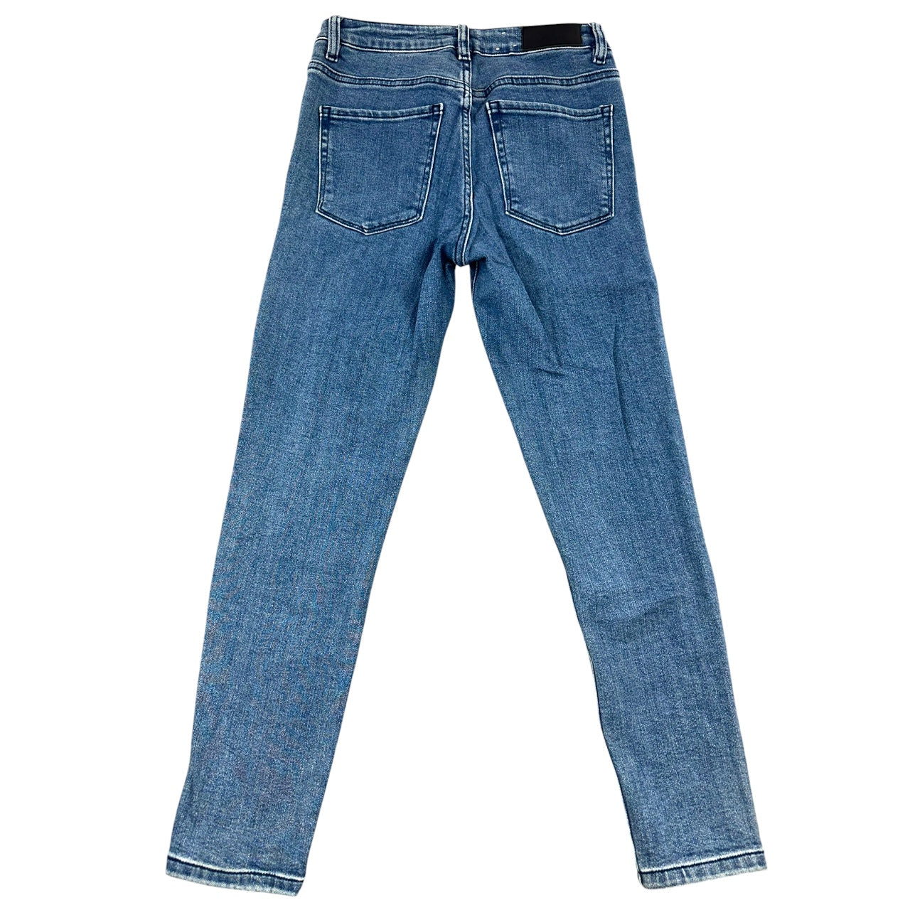 Y2K Neon Blonde "Blondie" Lace Up Skinny Jeans