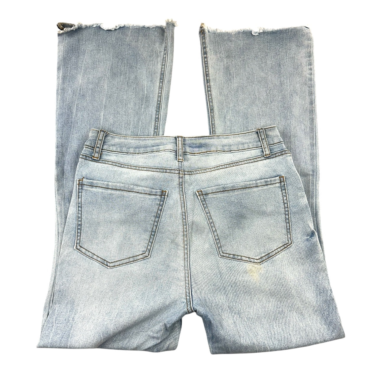 Y2K Tinseltown Distressed Flare Jeans