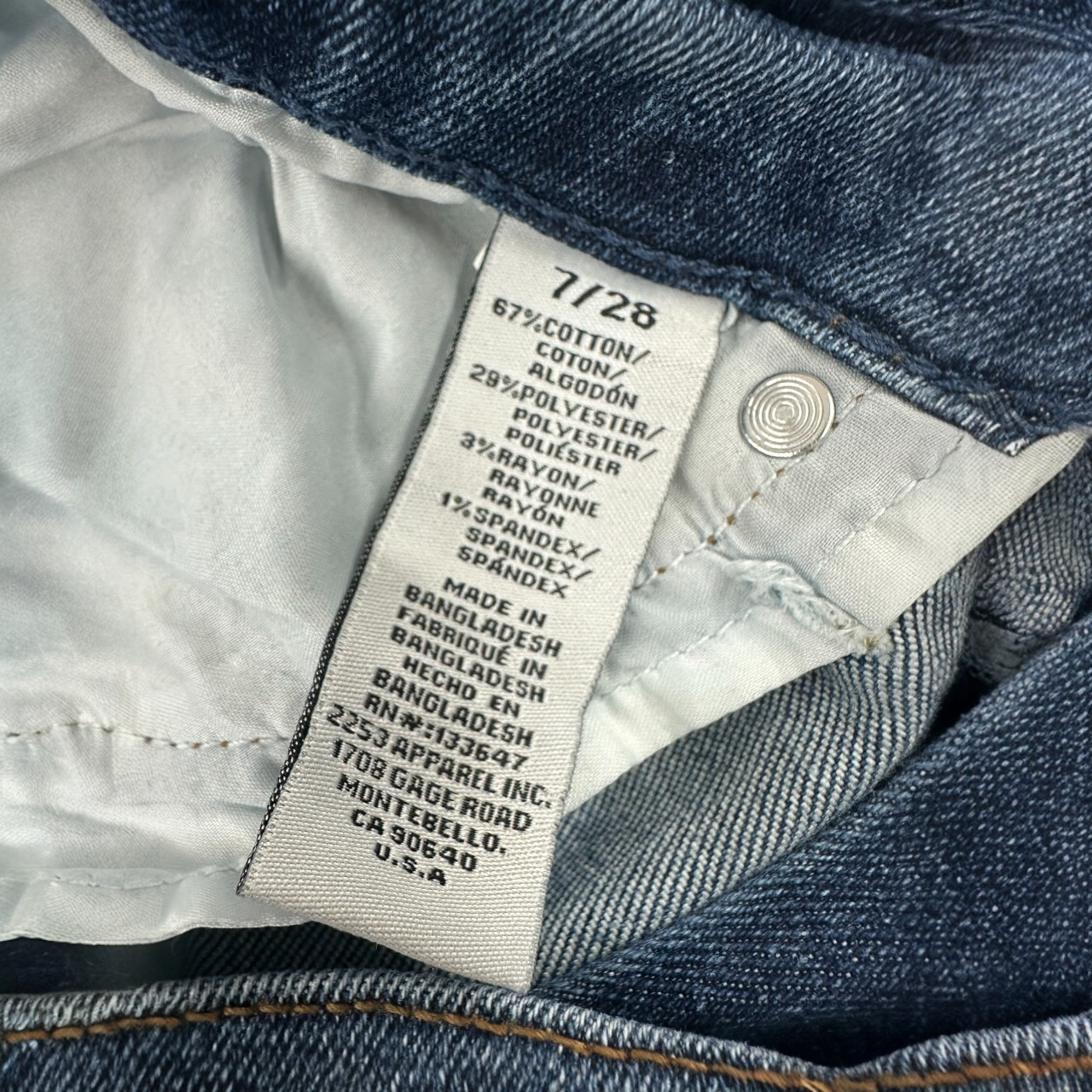 Celebrity Pink RE Generation Dark Wash Distressed Flared Jeans