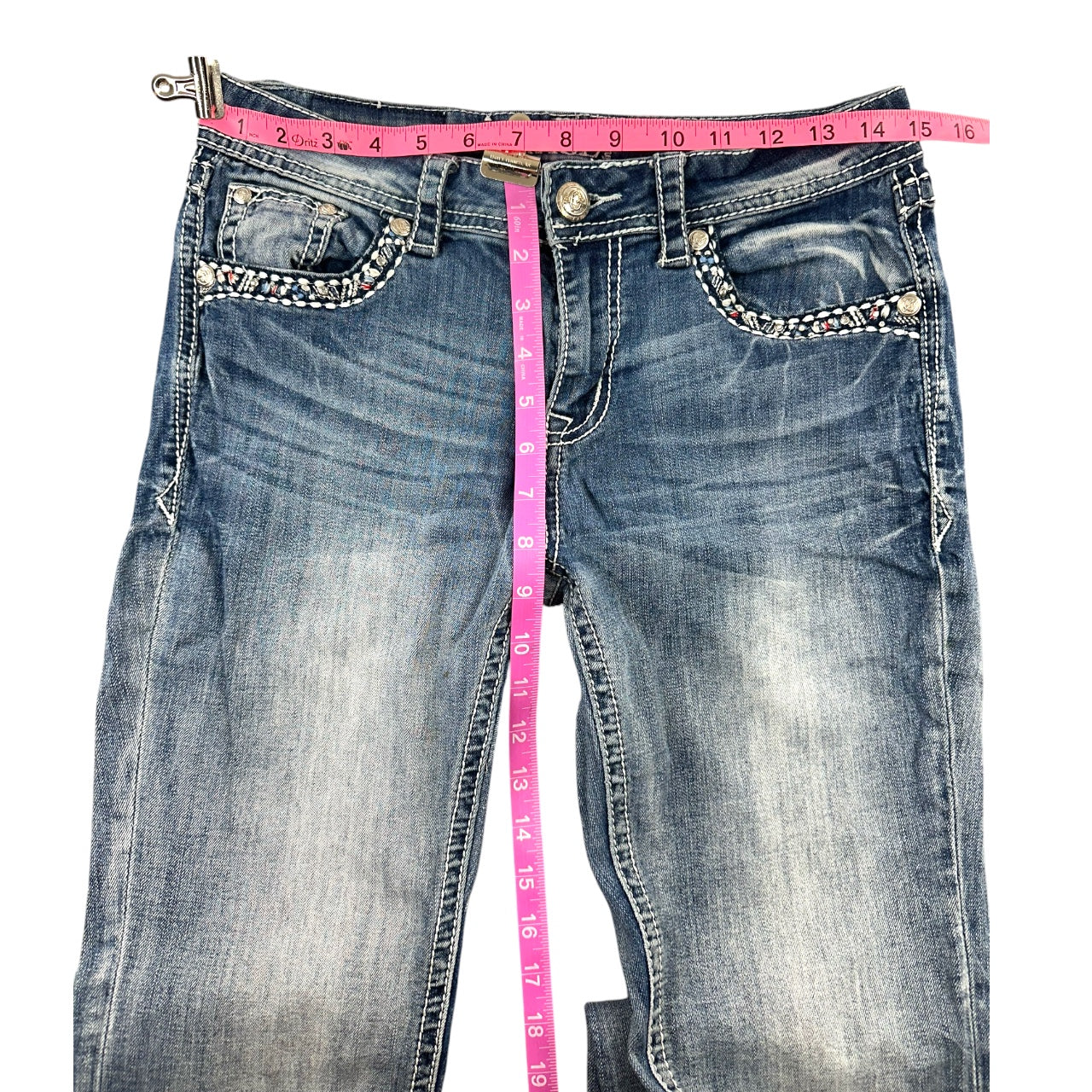 Grace in LA Low Rise Flare Jean