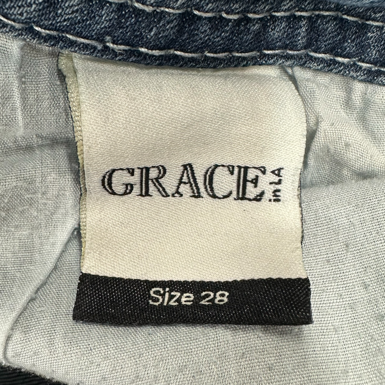 Grace in LA Low Rise Flare Jean