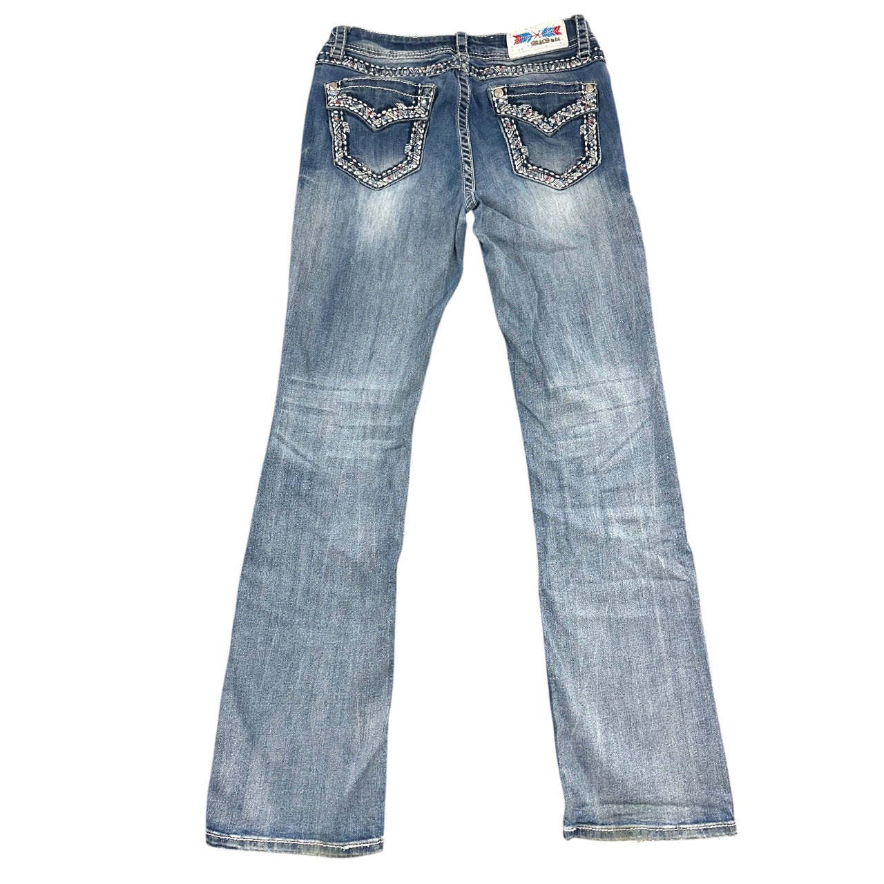 Grace in LA Low Rise Flare Jean