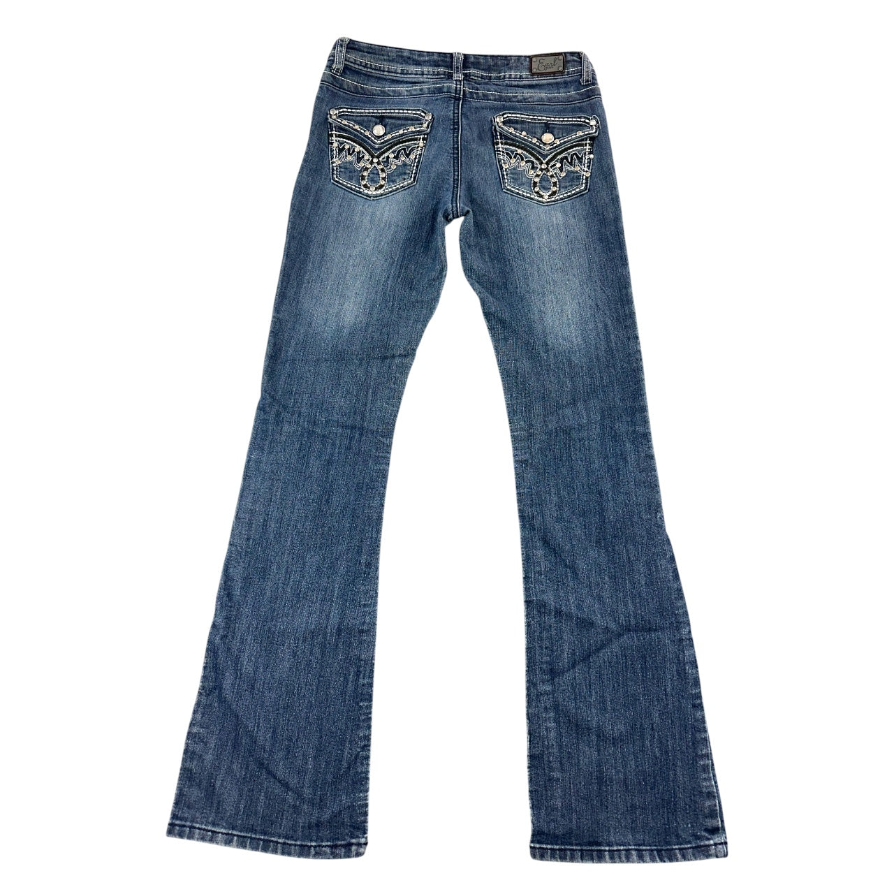 Rhinestone Embellished Y2K Earl Jean Bootcut Jeans