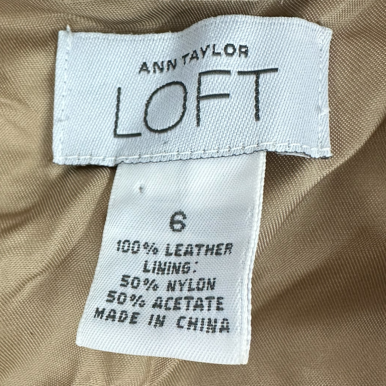 Vintage LOFT Tan Suede Button Down Jacket