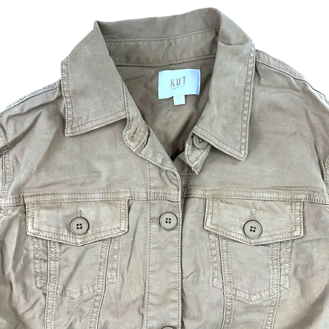 KUT from the Kloth Elle Crop Denim Jacket