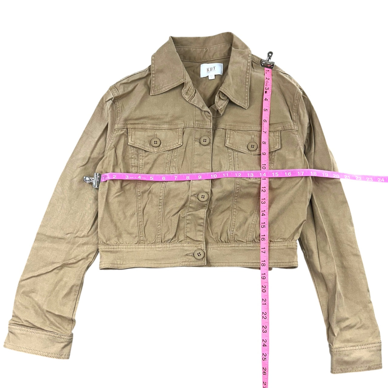KUT from the Kloth Elle Crop Denim Jacket