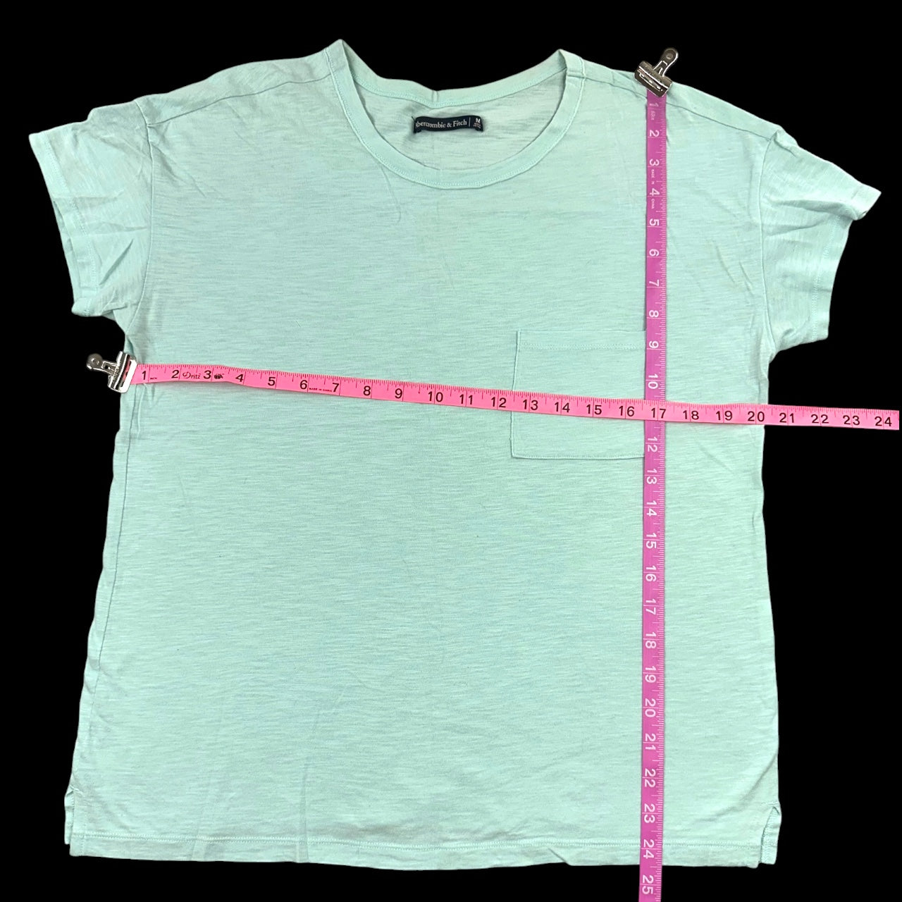 Abercrombie & Finch Mint Green Pocket Tee