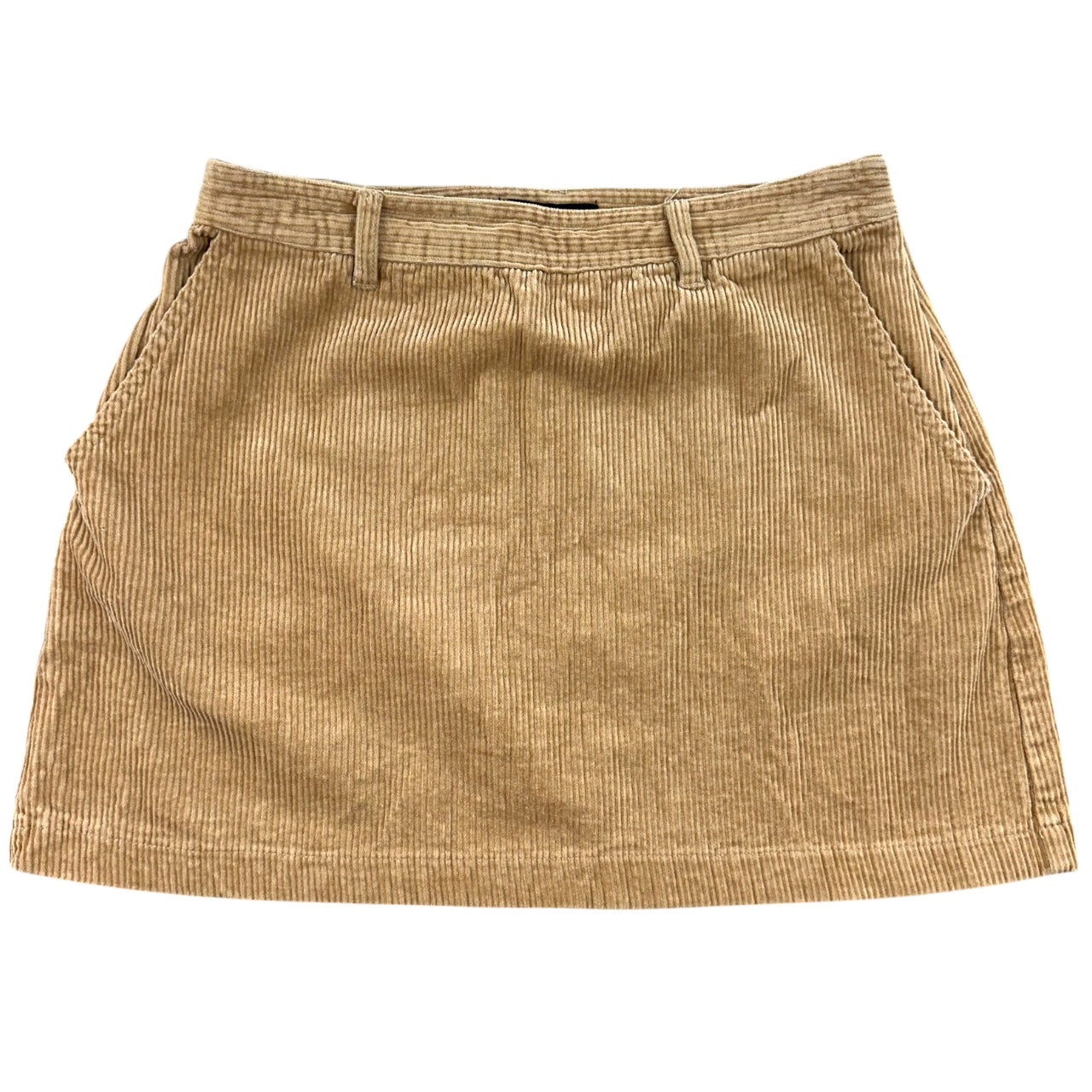Forever 21 Tan Corduroy Mini Skirt
