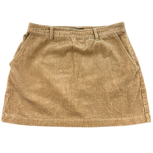 Forever 21 Tan Corduroy Mini Skirt