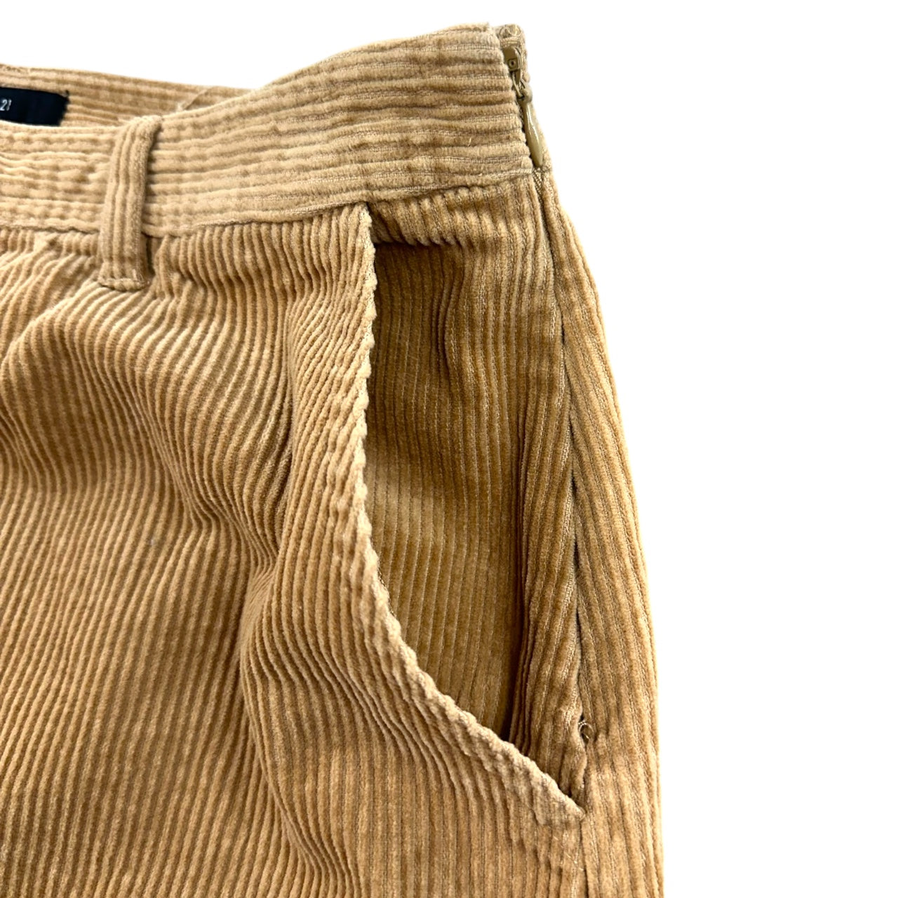 Forever 21 Tan Corduroy Mini Skirt