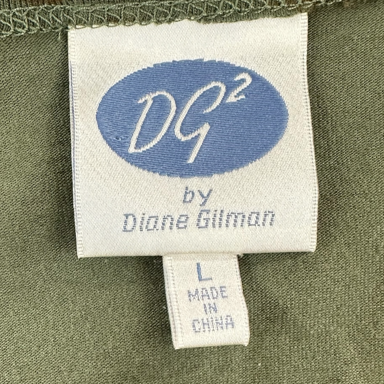 Y2K Olive Green Tiger Print Faux Wrap Top with Surplice Neckline and Ring Detail
