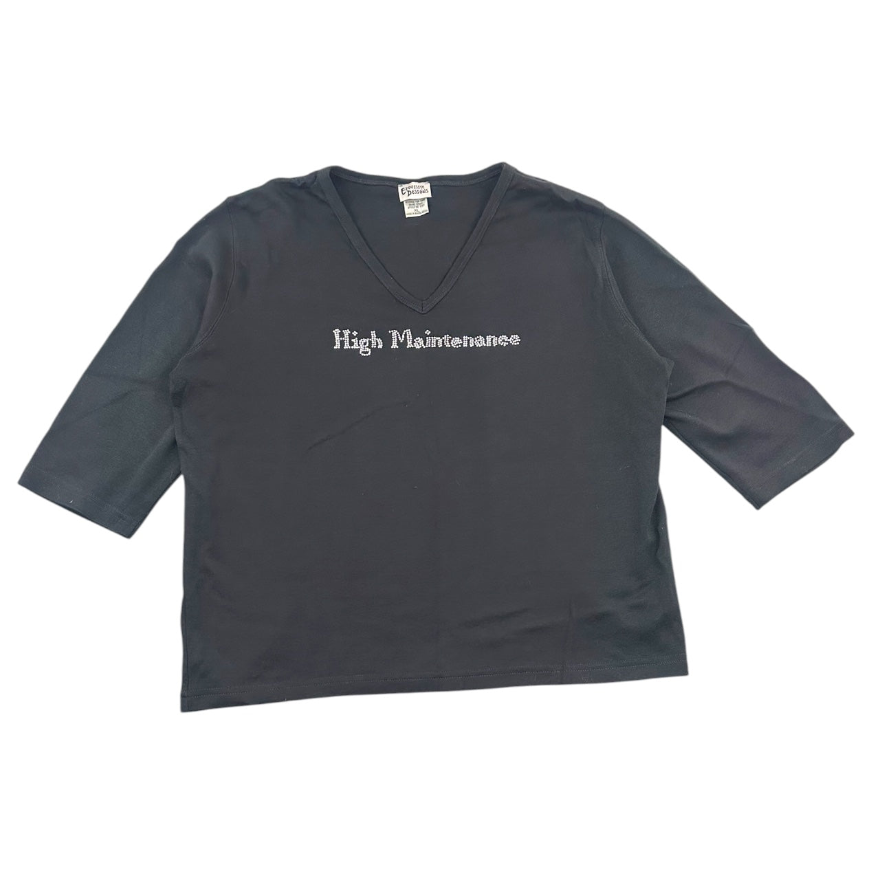 Vintage Y2K Famous Epic "High Maintenance" Top