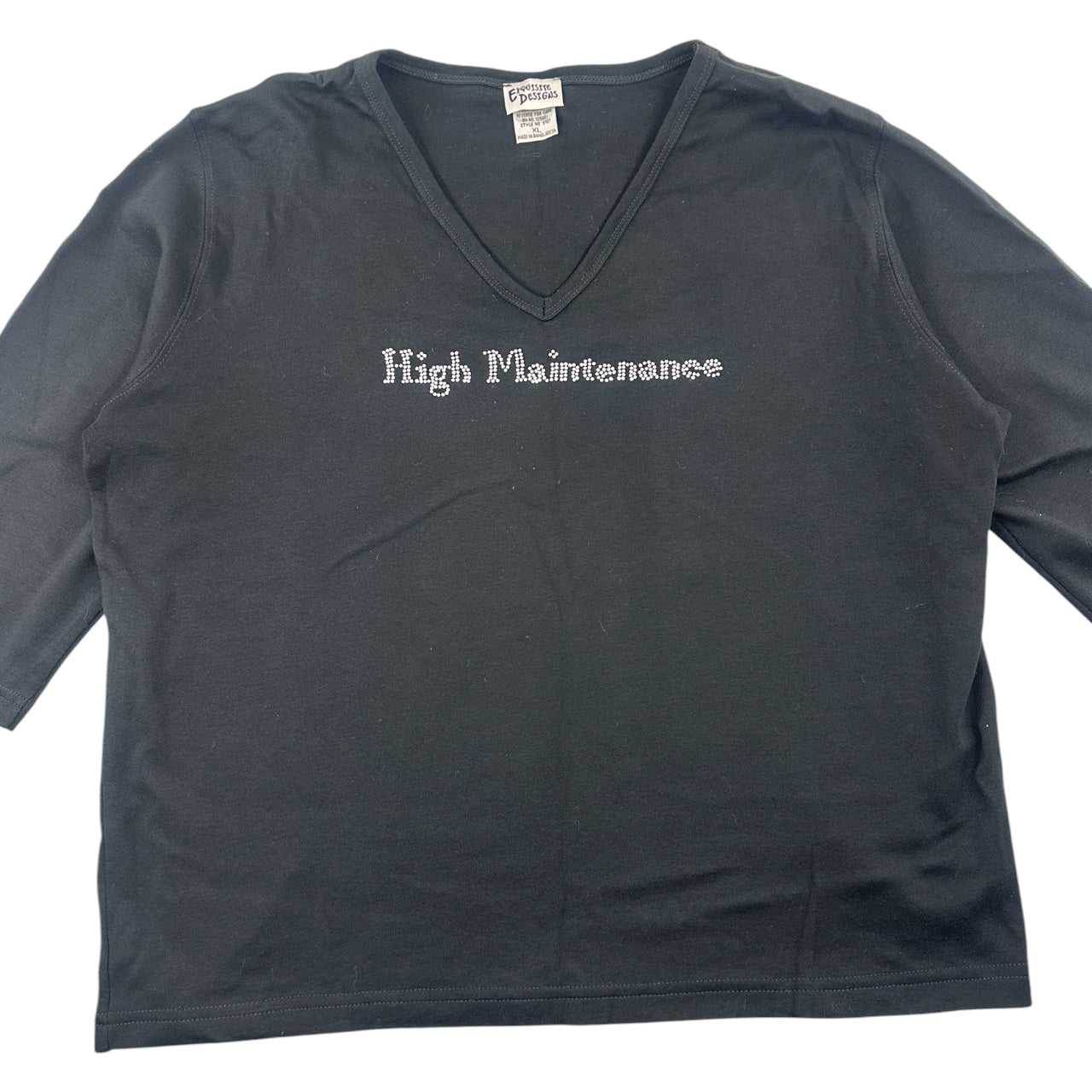 Vintage Y2K Famous Epic "High Maintenance" Top