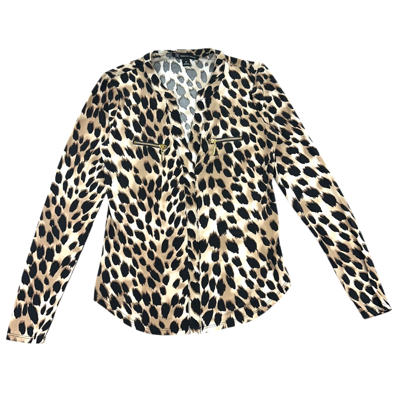 INC International Concepts Leopard Print Long Sleeve