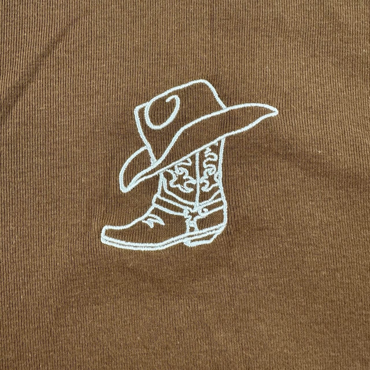 Cowboy Long Sleeve Baby Tee