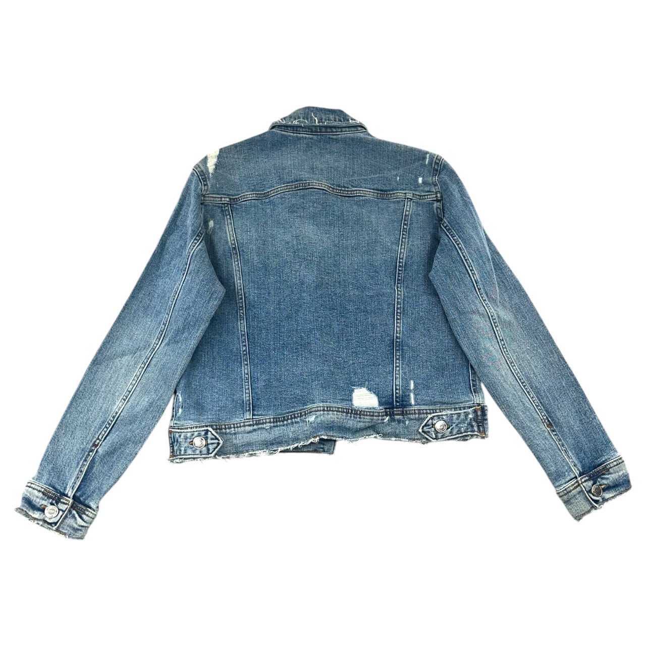 Zara Z1975 Distressed Denim Jacket