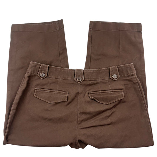 Charter Club Chocolate Brown Cropped Straight Leg Capri Trouser