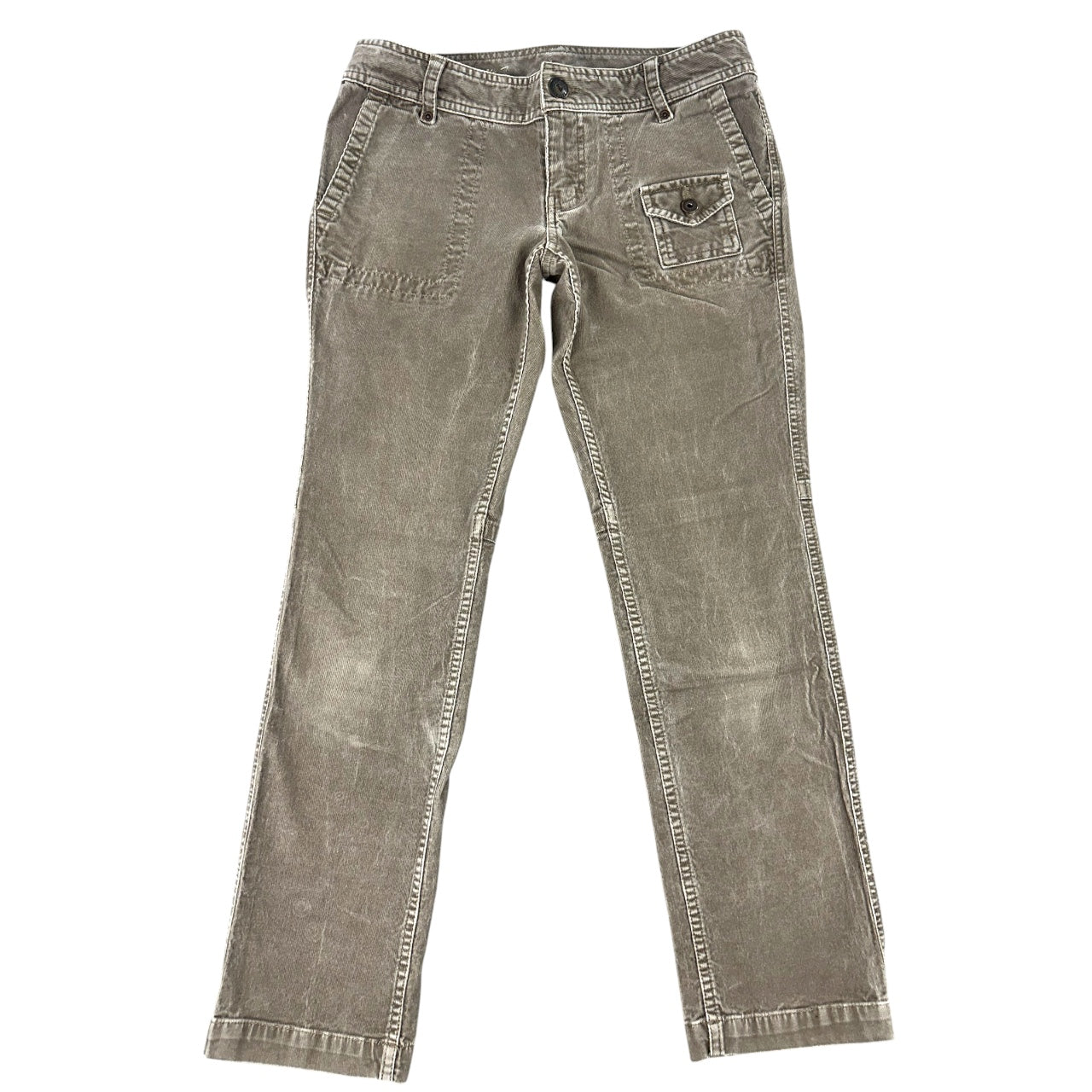 Vintage Eddie Bauer Utility Corduroy Pants Gorpcore Grey Cargo Trousers