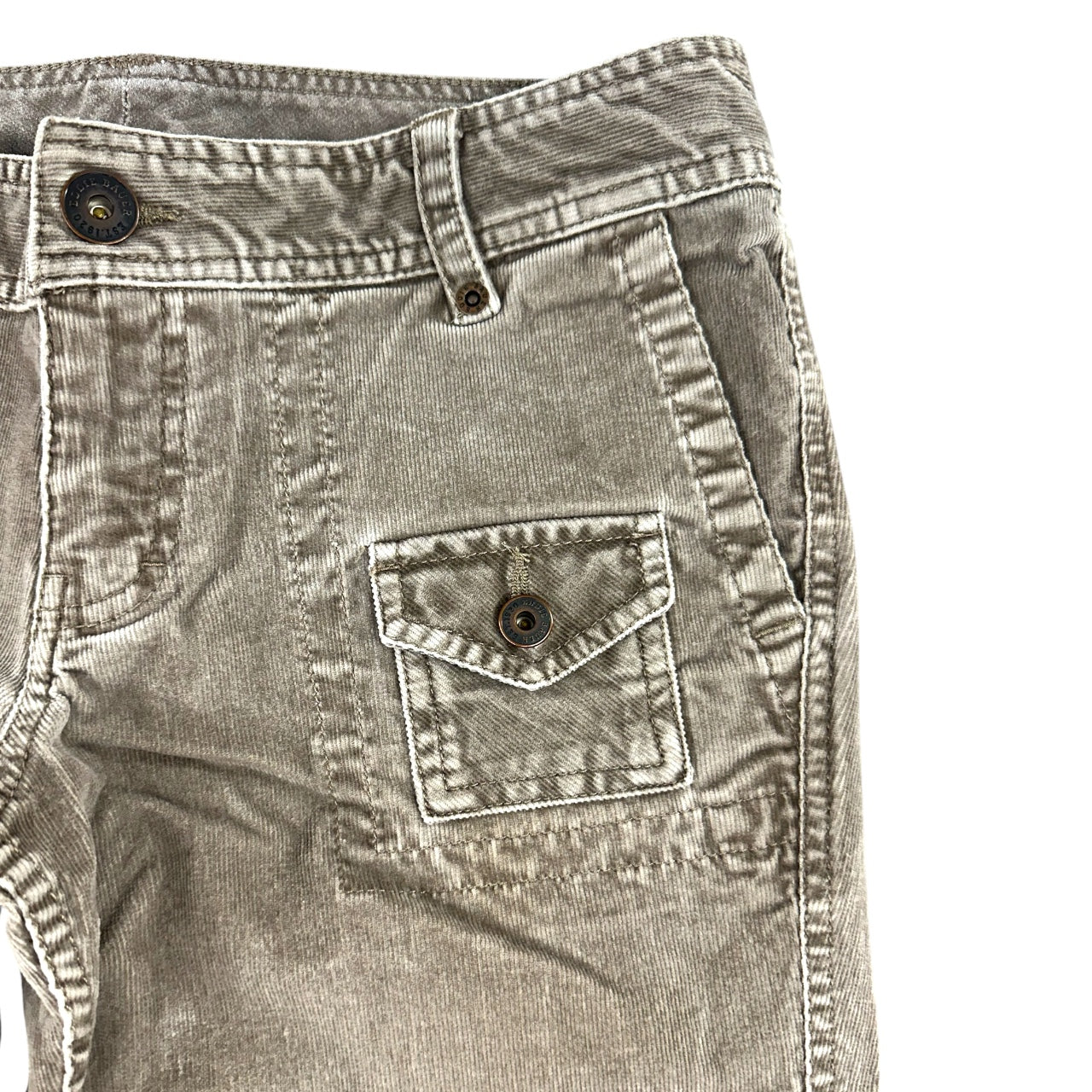 Vintage Eddie Bauer Utility Corduroy Pants Gorpcore Grey Cargo Trousers