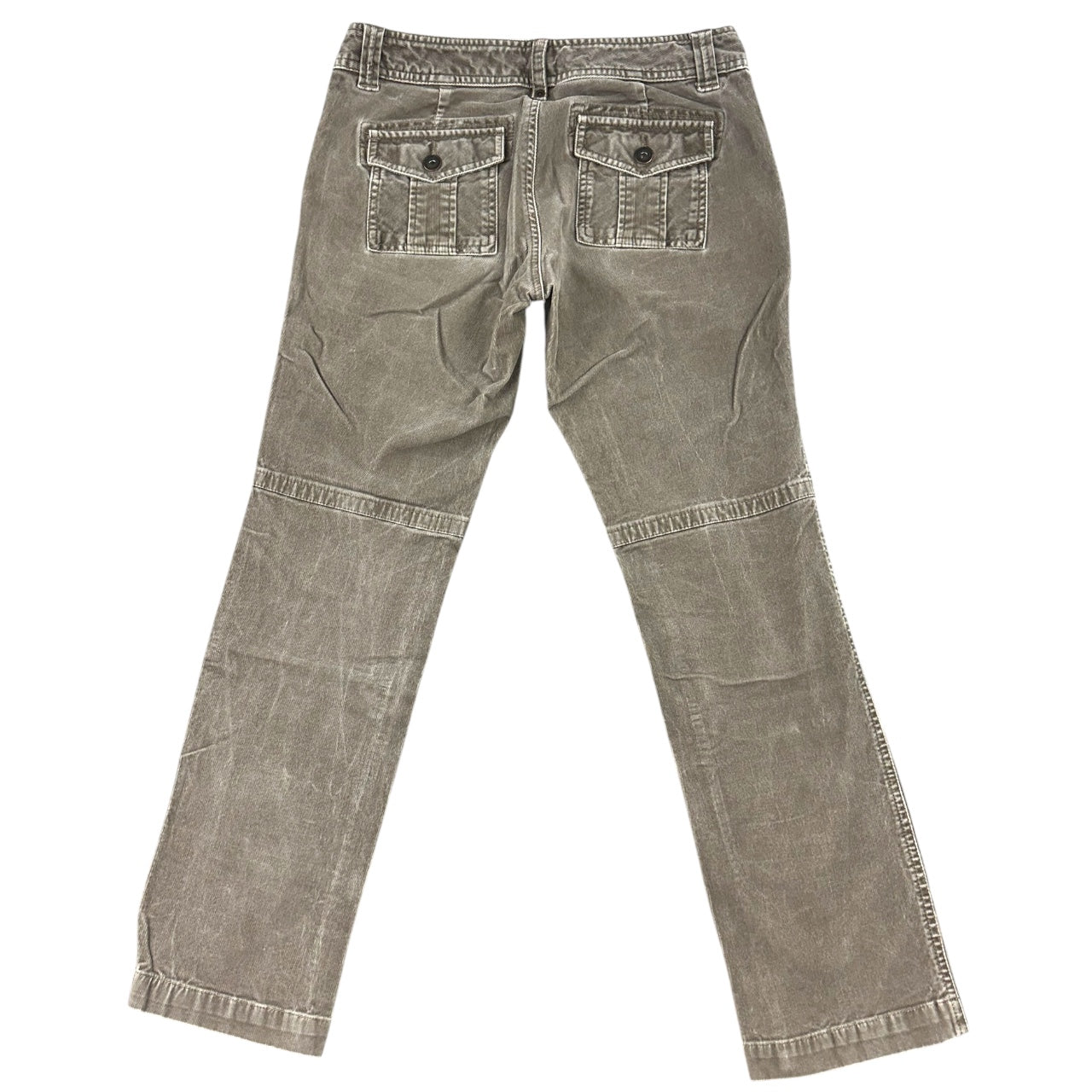 Vintage Eddie Bauer Utility Corduroy Pants Gorpcore Grey Cargo Trousers