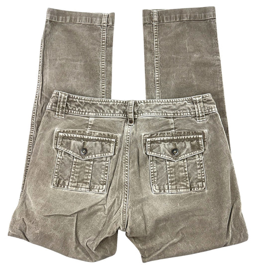 Vintage Eddie Bauer Utility Corduroy Pants Gorpcore Grey Cargo Trousers