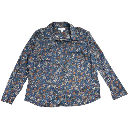Vintage 90s Croft & Barrow Paisley Button Down
