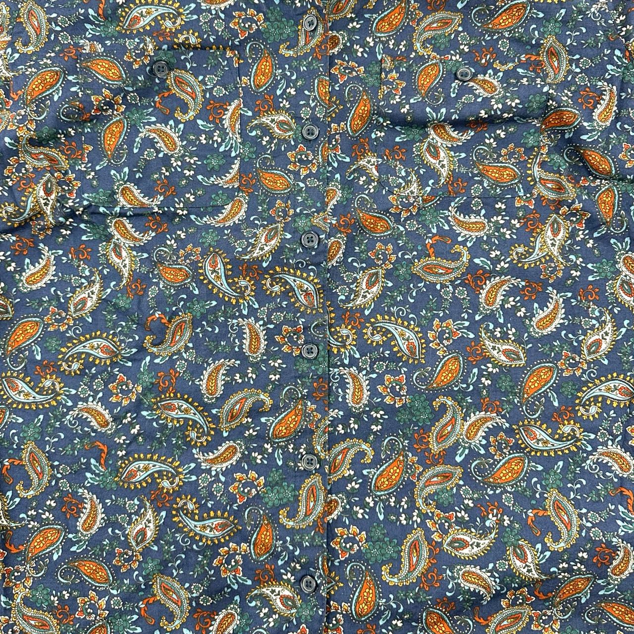 Vintage 90s Croft & Barrow Paisley Button Down