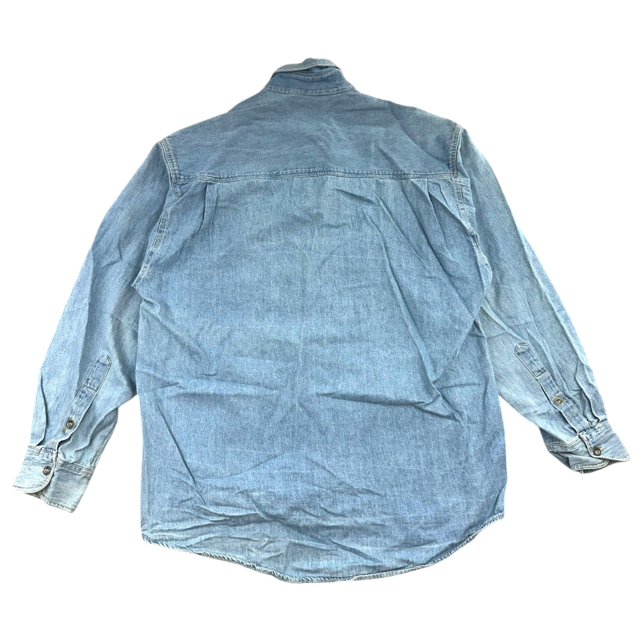 Vintage 90s Hard Rock Cafe Puerto Vallarta Denim Shirt