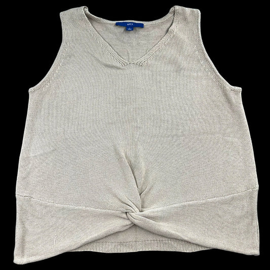 Y2K Minimalist Twist Front Apt. 9 Knit Tank Top