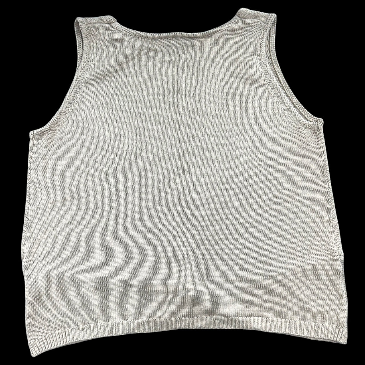 Y2K Minimalist Twist Front Apt. 9 Knit Tank Top